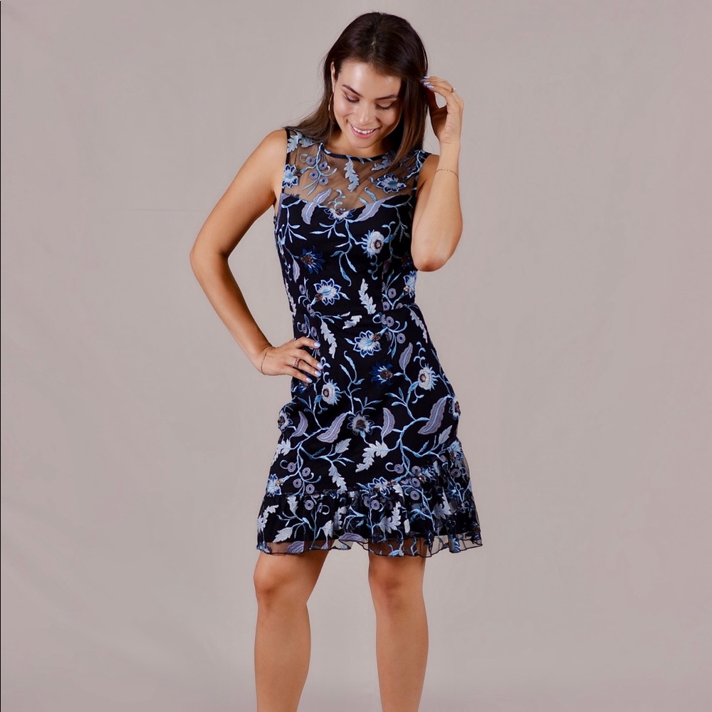 BB Dakota Black Sequin Mini Dress